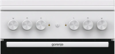 Плита Комбинированная Gorenje GK5A12WG белый (металлическая крышка) реш.сталь