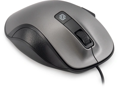 Мышь Оклик 504M черный/серый оптическая 3600dpi silent USB 6but (2004741)