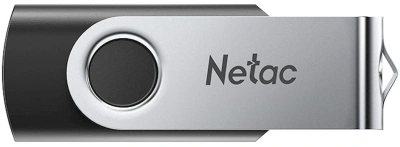 Флеш Диск Netac 128GB U505 NT03U505N-128G-20BK USB2.0 черный/серебристый