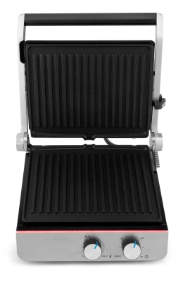 Электрогриль Domfy Metal DSM-EG502 2200Вт черный/серебристый