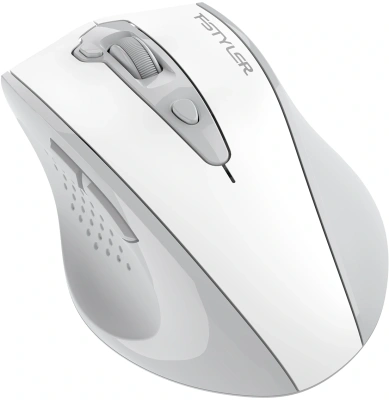 Мышь A4Tech Fstyler FG55S Plus белый оптическая 3200dpi беспров. USB 7but