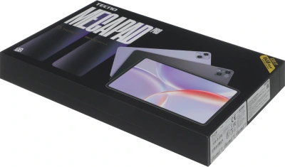 Планшет Tecno MegaPad Pro T1201 G100 (2.2) 8C RAM8Gb ROM128Gb 12" IPS 2000x1200 4G Android 15 серый 13Mpix 5Mpix BT WiFi microSD 512Gb GPRS EDGE 10000mAh 8hr