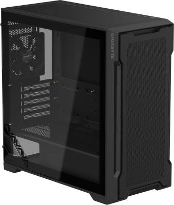 Корпус Gigabyte GB-C102G черный без БП mATX 7x120mm 4x140mm 2xUSB3.0 audio bott PSU