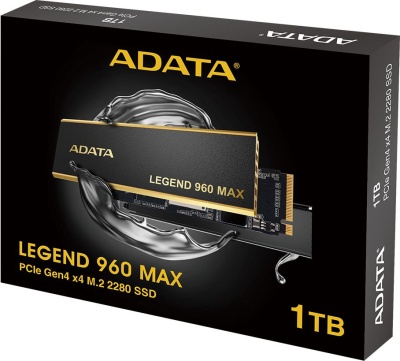 Накопитель SSD A-Data PCIe 4.0 x4 1TB ALEG-960M-1TCS Legend 960 Max M.2 2280
