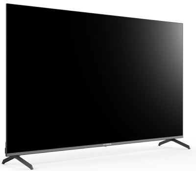 Телевизор LED Hyundai 65" H-LED65BU7006 Android TV Frameless Metal черный/серебристый 4K Ultra HD 60Hz DVB-T DVB-T2 DVB-C DVB-S DVB-S2 USB WiFi Smart TV