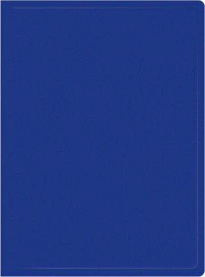 Папка с 40 прозр.вклад. Silwerhof SE-V40BLU A4 пластик 0.5мм синий