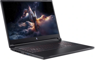 Ноутбук Acer Nitro V 17 AI ANV17-41-R1TV Ryzen 5 240 16Gb SSD1Tb NVIDIA GeForce RTX5050 8Gb 17.3" IPS FHD (1920x1080) без ОС black WiFi BT Cam (NH.QYTCD.005)