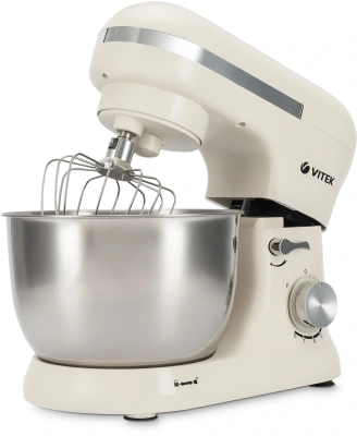 Миксер планетарный Vitek VT-PM0110 1500Вт кремовый