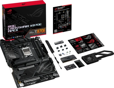 Материнская плата Asus ROG CROSSHAIR X870E APEX Socket AM5 AMD X870E 2xDDR5 ATX AC`97 8ch(7.1) 5Gigabit RAID
