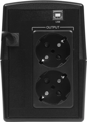 Источник бесперебойного питания Импульс Юниор Смарт 800 480Вт 800ВА черный