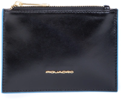 Чехол для кредитных карт Piquadro Blue Square PP6659B2R/N черный натур.кожа