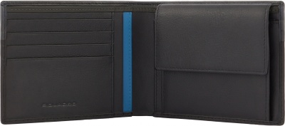 Кошелек мужской Piquadro Urban PU257UB00R/NGR черный/серый натур.кожа