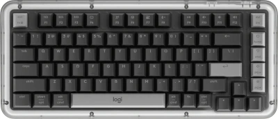 Клавиатура Logitech K75M механическая графитовый USB беспроводная BT/Radio Multimedia LED (подставка для запястий) (920-013299)
