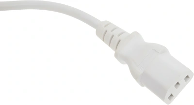 Шнур питания Lanmaster LAN-PP13/14-1.0-WH C13-С14 проводник.:3x0.75мм2 1м 220В 10А белый