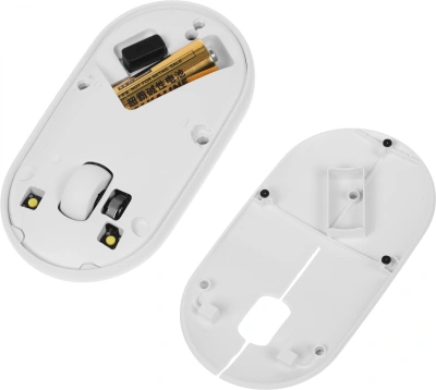Мышь Logitech Pebble M350 белый оптическая 1000dpi silent беспров. BT/Radio USB для ноутбука 3but (910-005541)