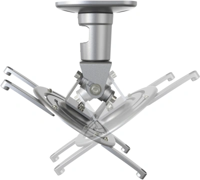 Кронштейн для проектора Cactus CS-VM-PR01-AL серебристый макс.10кг потолочный поворот и наклон