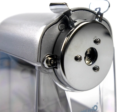 Точилка для карандашей механическая Kw-Trio 30FA Мельница 30FA 1 отверстие металл серебристый