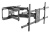 Кронштейн для телевизора Ultramounts UM913 черный 37"-90" макс.75кг настенный поворотно-выдвижной и наклонный