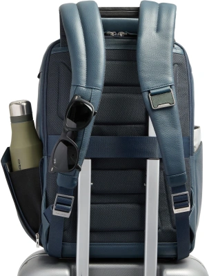 Рюкзак мужской Piquadro Tebe CA7159W144/BLU синий натур.кожа