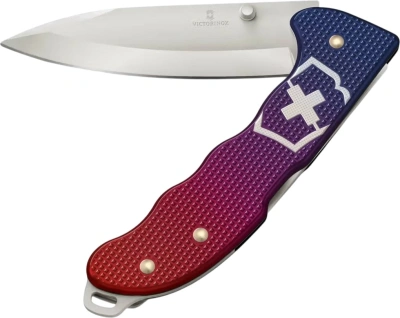 Нож перочинный Victorinox Evoke Alox (0.9411.D221) 136мм 5функц. синий/красный подар.коробка