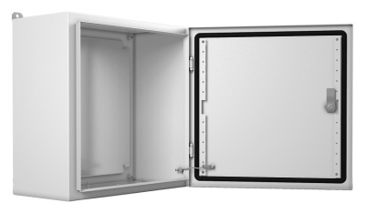 Шкаф электротехнический Elbox EMW-800.600.300-1-IP66 одноствор. настенный 800мм 600мм 300мм 285мм IP66 несъемн.бок.пан. 150кг серый