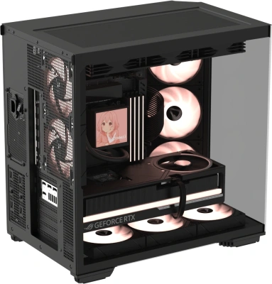 Корпус Formula Crystal Z7 PA черный без БП E-ATX 6x120mm 2x140mm 1xUSB3.0 audio bott PSU