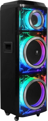 Колонка порт. Ural Молот 203 черный 2000W 1.1 BT/3.5Jack/USB-C 15м 9000mAh (УРАЛ МОЛОТ 203)
