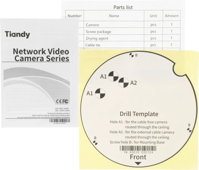 Камера видеонаблюдения IP Tiandy TC-C34KS I3/E/Y/C/SD/2.8mm/V4.2 2.8-2.8мм цв. корп.:белый (TC-C34KS I3/E/Y/C/SD/2.8/V4.2)