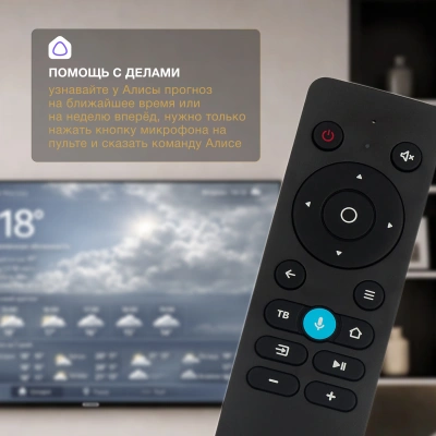Телевизор LED Hyundai 40" H-LED40BS5012 YaOS Frameless черный FULL HD 60Hz DVB-T DVB-T2 DVB-C DVB-S DVB-S2 USB WiFi Smart TV