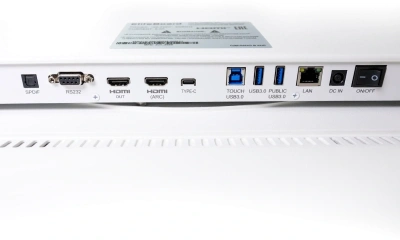 Панель 55" EliteBoard 55C1 белый LED 8ms 16:9 HDMI M/M 1200:1 400cd 178гр/178гр 3840x2160 SPDIF USB 50кг (RUS)