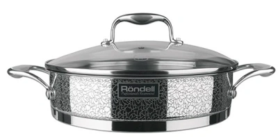 Сотейник Rondell Vintage RDS-353 2.9л. d=26см (с крышкой) стальной