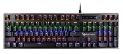 Клавиатура A4Tech B760 механическая серый USB Multimedia for gamer LED (B760 GREY (BLACK SWITCH)) кабель 1.8м