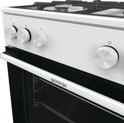 Плита Газовая Gorenje GG6A10WFFM белый (без крышки) реш.сталь
