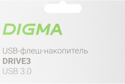 Флеш Диск Digma 256Gb DRIVE3 DGFUM256A30SR USB3.0 серебристый