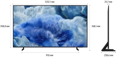 Телевизор QLED Samsung 65" QE65Q8FAAUXRU Series 9 темно-серый/черный 4K Ultra HD 60Hz DVB-T2 DVB-C DVB-S2 USB WiFi Smart TV