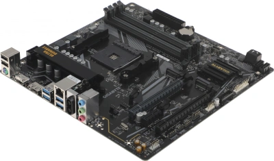 Материнская плата Gigabyte B550M DS3H AC R2 Soc-AM4 AMD B550 4xDDR4 mATX AC`97 8ch(7.1) GbLAN RAID+HDMI+DP