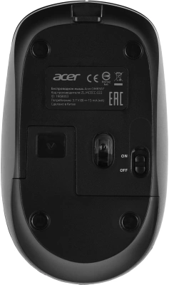 Мышь Acer OMR307 черный оптическая 1600dpi беспров. USB 4but (ZL.MCECC.022)