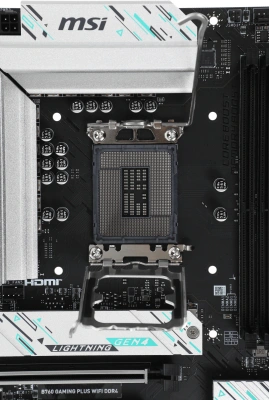 Материнская плата MSI B760 GAMING PLUS WIFI DDR4 Soc-1700 Intel B760 4xDDR4 ATX AC`97 8ch(7.1) 2.5Gg+HDMI+DP