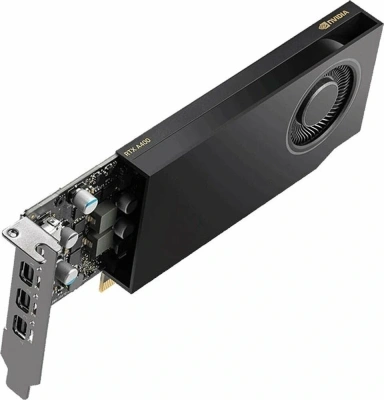 Видеокарта PNY PCI-E 4.0 A400 NVIDIA A400 4Gb 64bit GDDR6 727 mDPx4 Bulk low profile