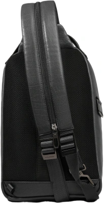 Рюкзак слинг мужской Piquadro Solm CA7028S141/N черный натур.кожа