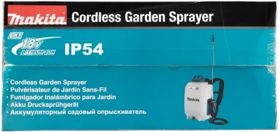 Опрыскиватель Makita DUS158Z аккум. ранц. 15л белый/бирюзовый