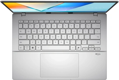Ноутбук Asus VivoBook S14 S3407CA-LY098 Core Ultra 5 225H 16Gb SSD512Gb Intel Graphics 14" IPS WUXGA (1920x1200) без ОС silver WiFi BT Cam (90NB16J1-M00770)