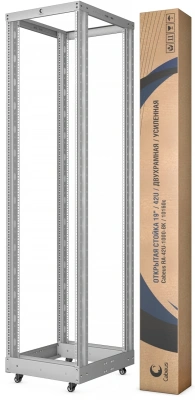 Стойка двухрамная Cabeus RA-37U 37U 515ммx960мм направл.под закл.гайки 500кг серый