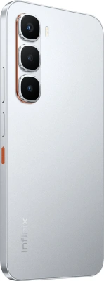 Смартфон Infinix X6885 Hot 60 pro 128Gb 8Gb серебристый титан моноблок 3G 4G 2Sim 6.78" 1220x2712 Android 15 50Mpix 802.11 a/b/g/n/ac NFC GPS Protect FM microSD max2048Gb