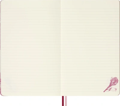 Блокнот Moleskine LIMITED EDITION SAKURA LESU09QP060 Large 130х210мм обложка текстиль 176стр. линейка твердая обложка розовый 2026