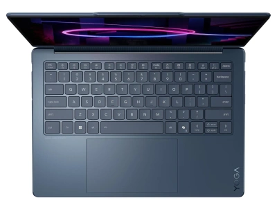 Ноутбук Lenovo Yoga 9 14IPH11 Core Ultra 7 355 32Gb SSD512Gb Intel Graphics 14" OLED Touch 2.8K (2880x1800) Windows 11 Home blue WiFi BT Cam (83SE001RRK)