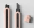 Нож канцелярский Deli ENS063PINK Nusign шир.лез.9мм выдвижное лезвие фиксатор усиленный сталь розовый Нож канцелярский Deli ENS063PINK Nusign шир.лез.9мм выдвижное лезвие фиксатор усиленный сталь розовый