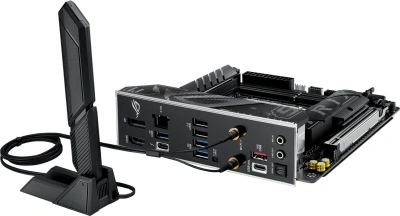 Материнская плата Asus ROG STRIX B860-I GAMING WIFI Soc-1851 Intel B860 2xDDR5 mini-ITX AC`97 8ch(7.1) 2.5Gg RAID+HDMI+DP