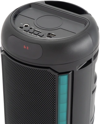 Минисистема Hyundai H-MC1221 черный 15Вт FM USB BT SD/MMC