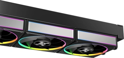 Система водяного охлаждения ID-Cooling DL360 Max ARGB Soc-AM5/AM4/1200/1700/1851 черный 4-pin 14-31.2dB Al LCD 350W Ret